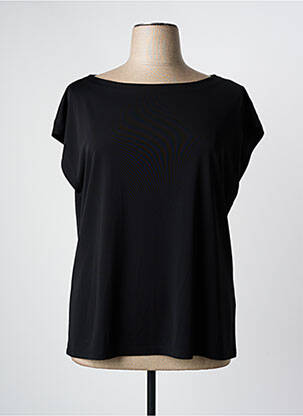 Top manches courtes manches courtes noir ELEONORA AMADEI femme
