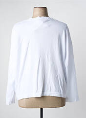 Gilet manches longues blanc MARBLE pour femme seconde vue