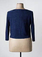 Gilet manches longues bleu VIRIATO pour femme seconde vue