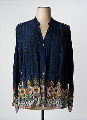 Chemisier bleu FRED SABATIER femme