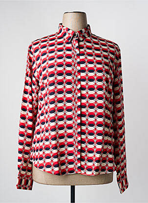 Chemisier rouge NUMEROLOGIE pour femme