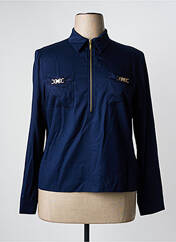 Polo bleu ESTEL COLLECTION pour femme seconde vue