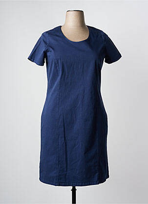 Robe courte bleu FRANCE RIVOIRE pour femme