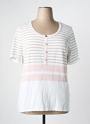 Top blanc MARBLE pour femme