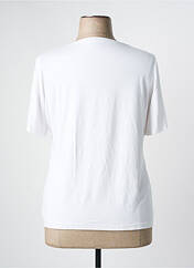 Top blanc PAUSE CAFE pour femme seconde vue