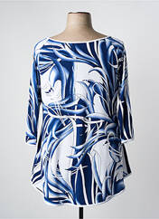 Top bleu FRANK LYMAN pour femme seconde vue