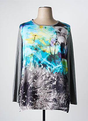 Top gris FRANK WALDER pour femme