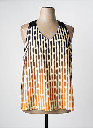 Top jaune ANDAMIO femme