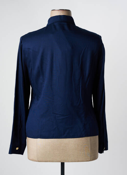 Polo bleu ESTEL COLLECTION pour femme