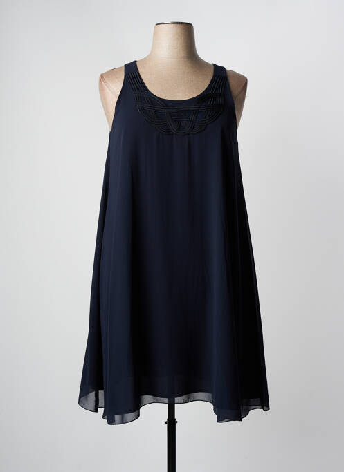 Robe courte bleu ANDAMIO pour femme