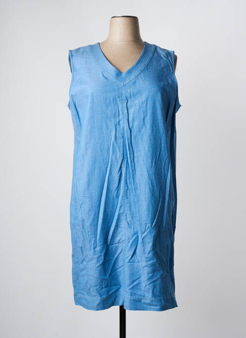 Robe mi-longue bleu DIANE LAURY femme