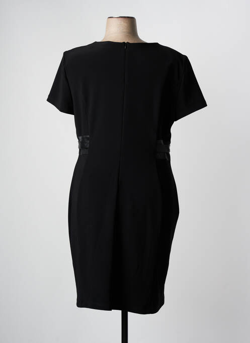 Robe mi-longue noir FRANK LYMAN pour femme