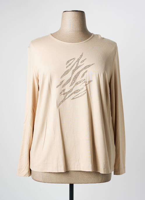 Top beige 5 HEARTS pour femme