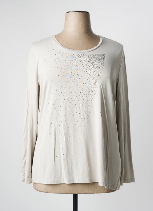 Top beige FRANK WALDER pour femme