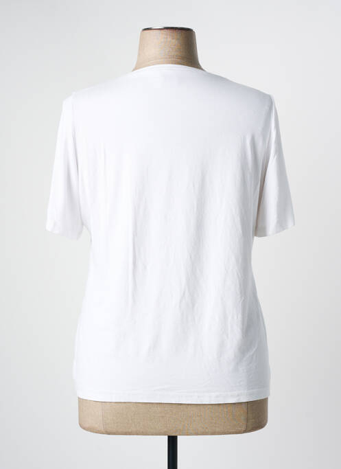 Top blanc PAUSE CAFE pour femme