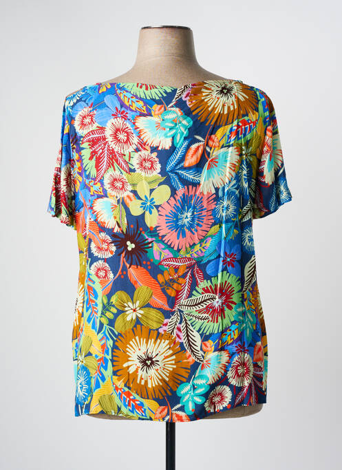 Top bleu DIANE LAURY pour femme