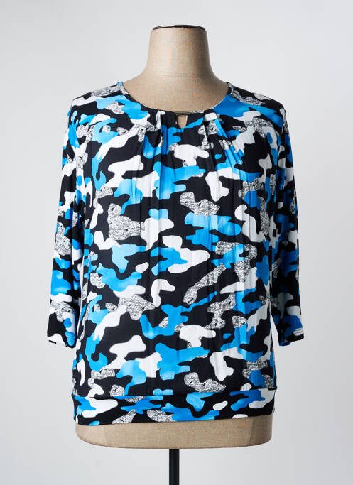 Top bleu FRANK WALDER pour femme