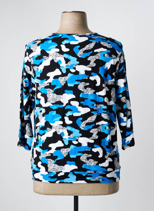 Top bleu FRANK WALDER pour femme