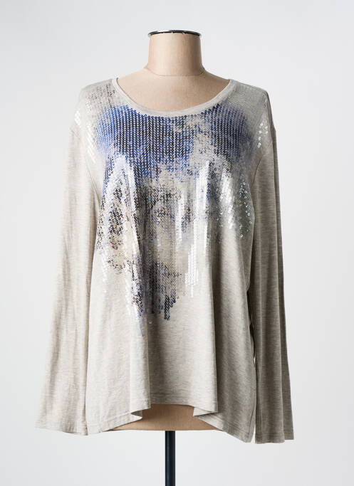 Top gris FRANK WALDER pour femme