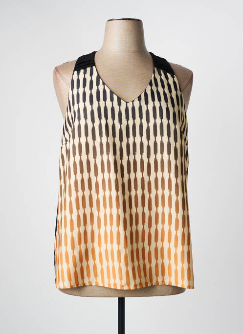 Top jaune ANDAMIO pour femme