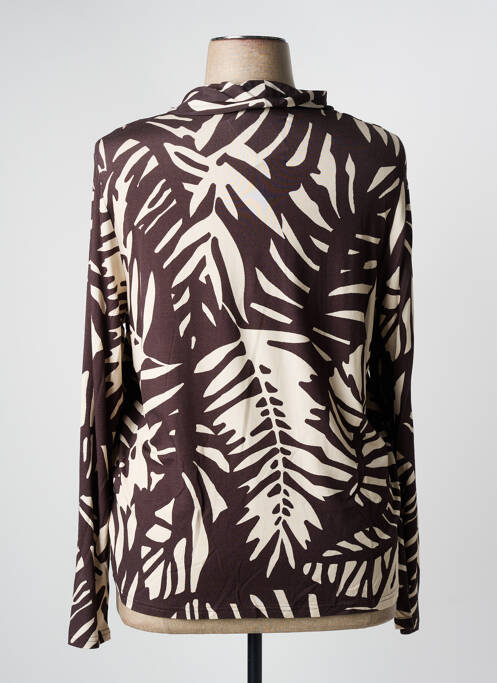 Top marron FRANK WALDER pour femme