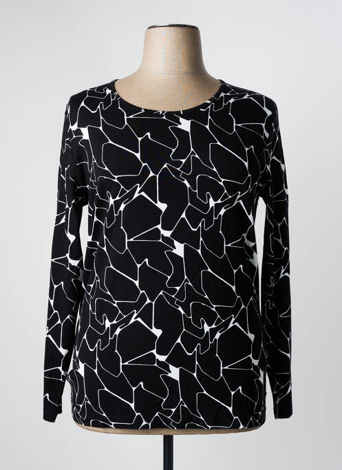 Top noir HAJO pour femme