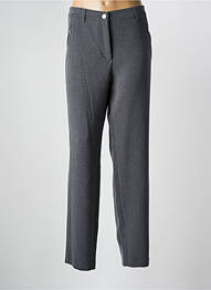 Pantalon droit stretch taille normale gris DIVAS femme