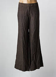 Pantalon flare taille normale taille normale marron OLSEN femme