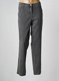 Jeans coupe droite stretch taille normale gris FRANK WALDER femme