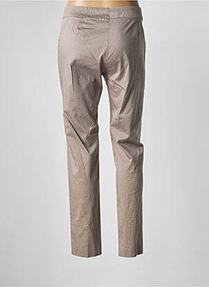 Pantalon slim tissage popeline taille normale marron PAZ TORRAS femme