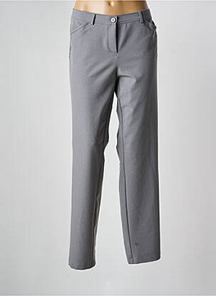 Pantalon slim taille normale taille normale gris FRANK WALDER femme