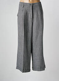 Pantalon 7/8 taille haute taille haute gris ANDAMIO femme