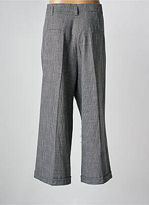 Pantalon 7/8 taille haute taille haute gris ANDAMIO femme