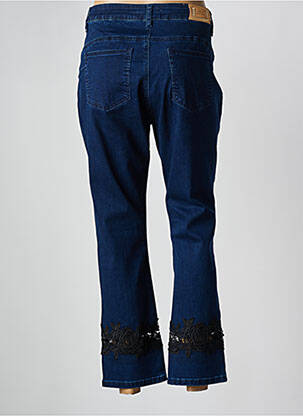 Jeans coupe slim tissage brut taille normale bleu LESLIE femme