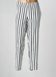 Pantalon 7/8 taille haute taille haute noir TUZZI femme