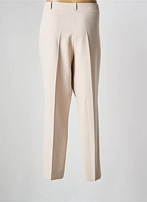 Pantalon 7/8 taille haute taille haute beige ESTEL COLLECTION femme