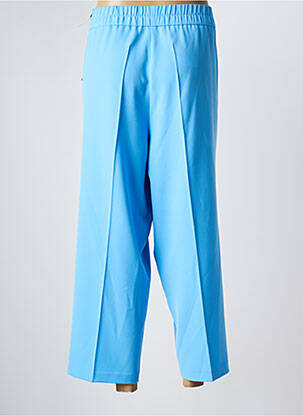 Pantalon 7/8 taille élastique taille normale bleu FRANK WALDER femme