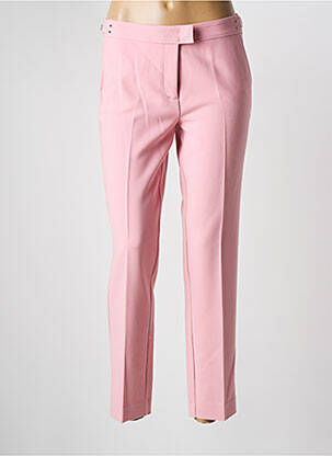 Pantalon 7/8 stretch taille basse rose OLSEN femme
