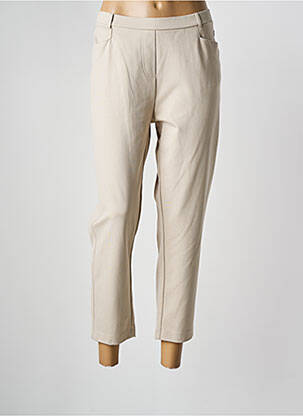 Jegging tissage jersey taille normale beige HAJO femme