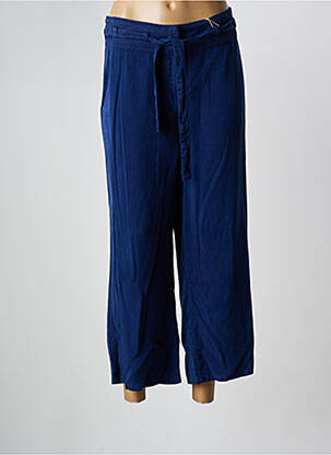 Pantalon 7/8 taille élastique taille normale bleu DIANE LAURY femme