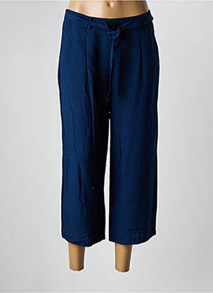 Pantacourt coupe droite taille normale bleu THOMAS RABE femme