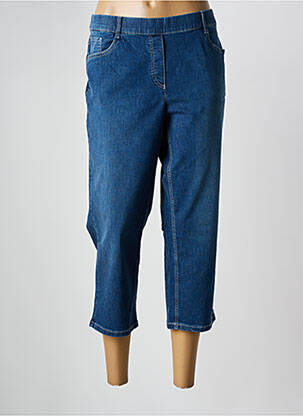 Pantacourt stretch taille normale bleu STARK femme
