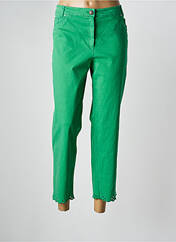 Pantalon 7/8 vert DIVAS pour femme seconde vue