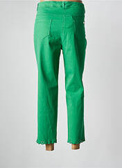 Pantalon 7/8 vert DIVAS pour femme seconde vue