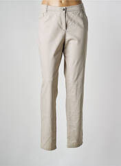 Pantalon slim beige DIVAS pour femme seconde vue