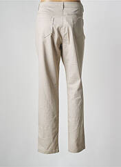 Pantalon slim beige DIVAS pour femme seconde vue