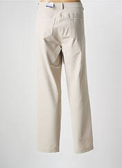 Pantalon slim beige FRANK WALDER pour femme seconde vue