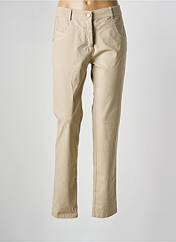 Pantalon slim marron PAZ TORRAS pour femme seconde vue