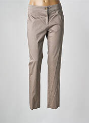 Pantalon slim marron PAZ TORRAS pour femme seconde vue