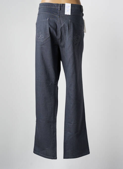 Jeans coupe droite gris BRUNO SAINT HILAIRE pour femme